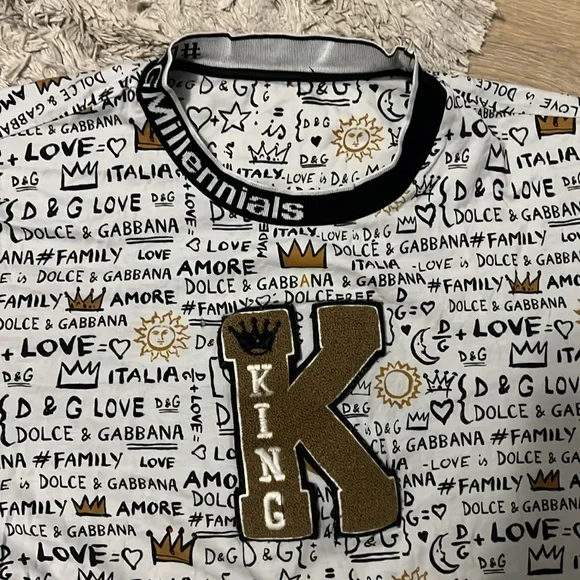 🛑 1 hour sale. Dolce&Gabbana, Mens Multi color top Size 16/26 - Picture 6 of 9